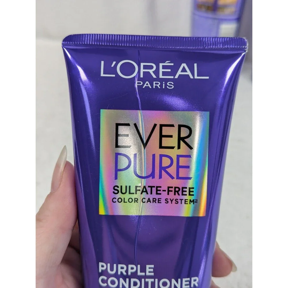 L'Oreal Paris - Ever Pure Sulfate Free Purple Conditioner - 6.8 oz - 3 Pack